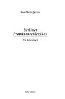 Berliner Prominentenlexikon
