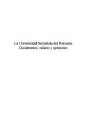 La universidad socialista del noroeste