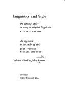Linguistics and style