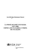 La poesía de José Luis Tejada, 1927-1988