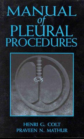 Manual of pleural procedures