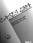 Proceedings of the 2004 International Conference on Compilers, Architecture, and Synthesis for Embedded Systems