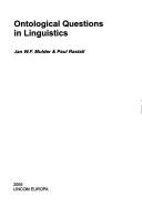 Ontological questions in linguistics