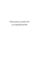 Démocratie et société civile au Congo-Brazzaville