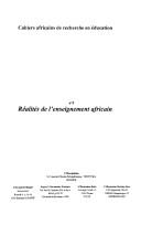 Réalités de l'enseignement africain