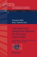 Lagrangian and Hamiltonian methods for nonlinear control 2006