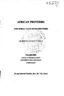 African proverbs