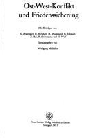 Ost-West-Konflikt und Friedenssicherung