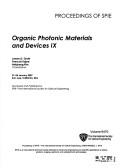 Organic photonic materials and devices IX
