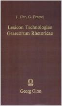 Lexicon technologiae Graecorum rhetoricae
