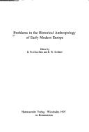 Problems in the historical anthropology of early modern Europe