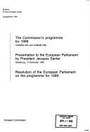 The Commission's programme for 1999