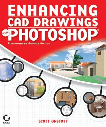Enhancing CAD drawings with photoshop