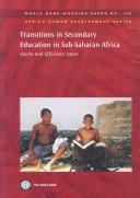 Transitions in secondary education in Sub-Saharan Africa