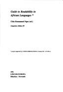 Guide to readability in African languages
