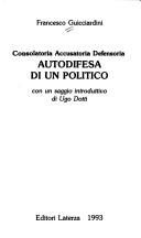 Autodifesa di un politico