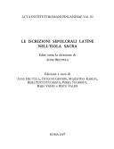 Le iscrizioni sepolcrali latine nell'Isola sacra