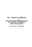 Por-venires de la memoria