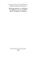 Protagonistas y testigos de la guerra cristera