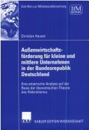 Aussenwirtschaftsförderung für kleine und mittlere Unternehmen in der Bundesrepublik Deutschland