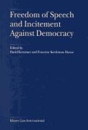 Freedom of speech and incitement against democracy