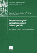 Personenbezogene Unterstützung und Lebensqualität