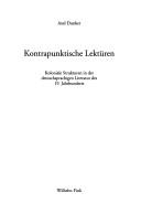 Kontrapunktische Lektüren