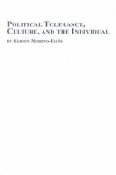Political Tolerance, Culture, and the Individual (Studies in Political Science, 6)