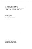 Environment, Power and Society