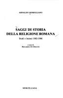 Saggi di storia della religione romana