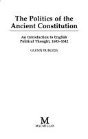The politics of the ancient constitution