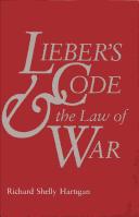Lieber's Code and the law of war