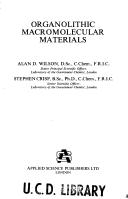 Organolithic macromolecular materials