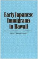 Early Japanese Immigrants in Hawaii