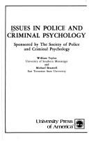 Issues in Police and Criminal Psychology