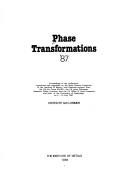 Phase Transformations '87/Book No 404
