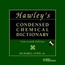 Hawley's Condensed Chemical Dictionary Fourteeth Edition Network CD 6-10 Users