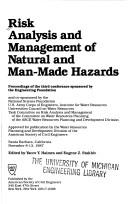 Risk Analysis and Management of Natural and Man-Made Hazards