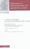 Latin culture in the eleventh century