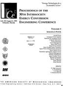 Proceedings of the 30th Intersociety Energy Conversion Engineering Conference (Intersociety Energy Conversion Engineering Conference//Proceedings)