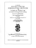 Liber secretorvm fidelivm crvcis super Terrae Sanctae recvperatione et conservatione