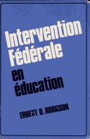 Intervention fédérale en éducation