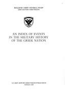 An index of events in the military history of the Greek nation
