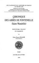 Chronique des abbés de Fontenelle