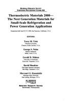 Thermoelectric Materials 2000-The Next Generation Materials for Small-Scale