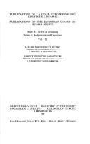 Affaire Johnston et Autres =
