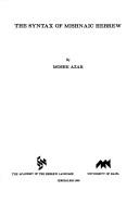 Taḥbir leshon ha-Mishnah