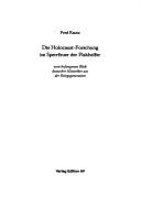 Die Holocaust-Forschung im Sperrfeuer der Flakhelfer