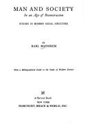 Man and society in an age of reconstruction