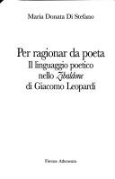 Per ragionar da poeta